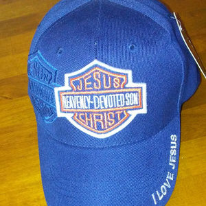 Harley Emblem Jesus Ballcap NWT